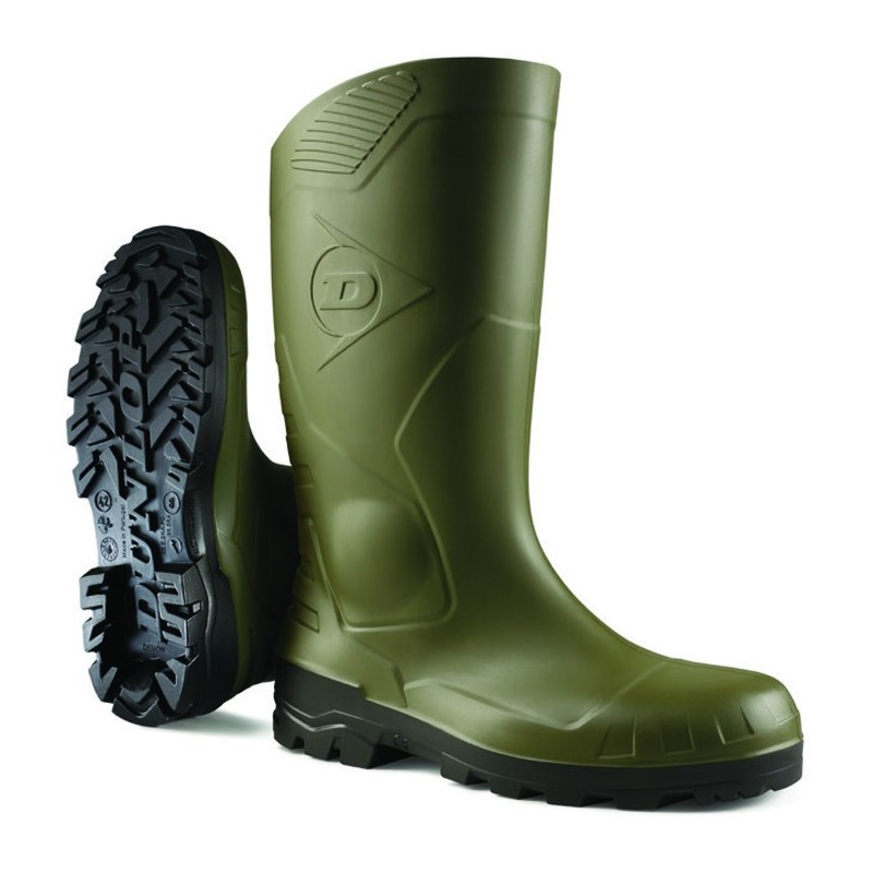 Dunlop Devon H142611 S5 Safety Wellingtons - GREEN
