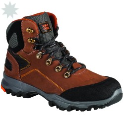 No Risk Saturne S3 Safety Boots - BROWN