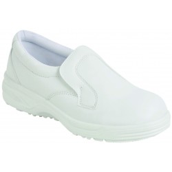 Slip on Hygiene S2 Safety Shoe - WHITE