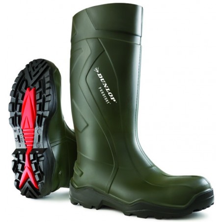 Dunlop Purofort+ Full Safety Wellington C762933 - GREEN