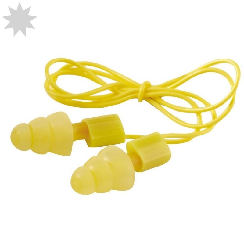 3M EAR Ultrafit 20 Earplugs, 20 dB, Corded, 50 Pairs/Box, UF-01-012