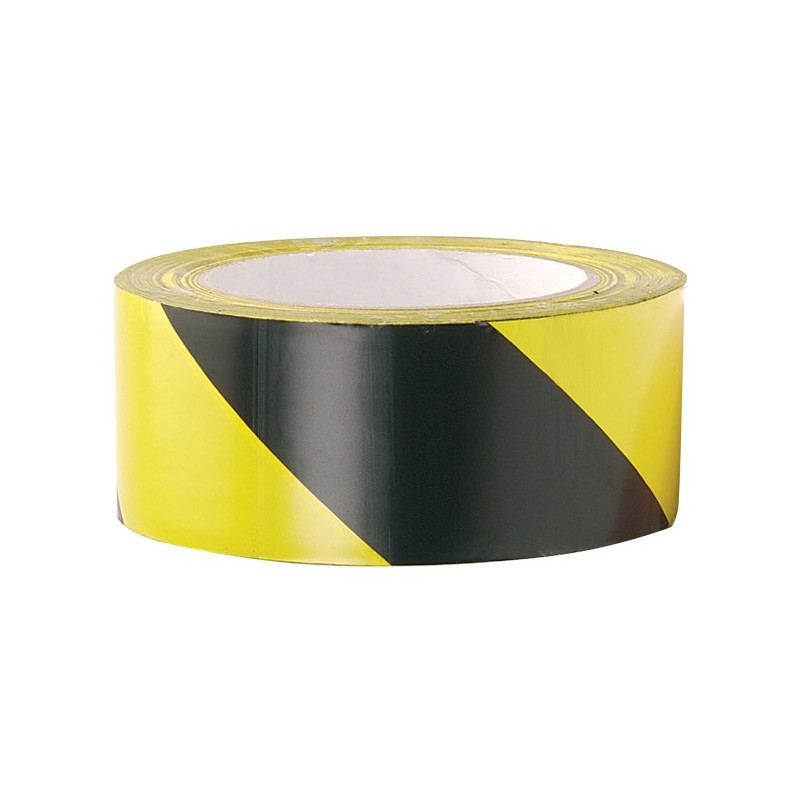 Zebra / Hazard Tape Black/Yellow Non Adhesive 500