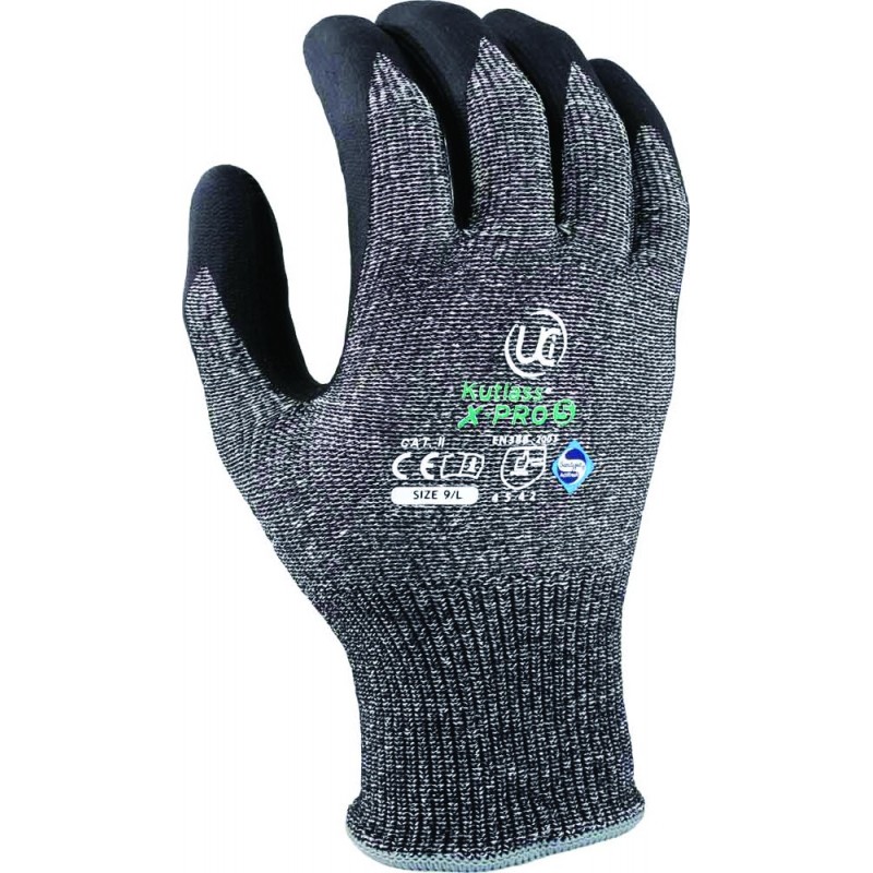 Cutmaster Cut 5 Level Nitrile Foam Coated Glove x 1 Pair - BLACK