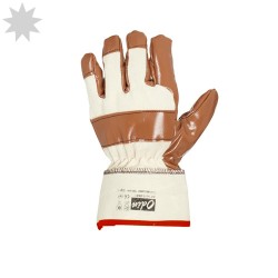 Wenaas Odin Constructor Winter 6-6631 Nitrile Palm Coated Glove - BROWN