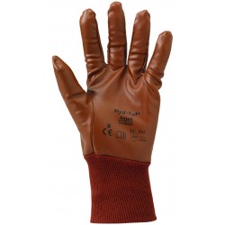 Ansell Hyd-Tuf 52-502 Glove - BROWN