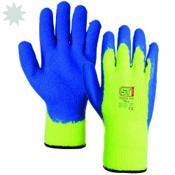 Topaz Ice Plus Thermal Latex Palm Coated Glove - YELLOW/BLUE