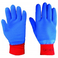 Latex Fully Coated Grip Glove - BLUE