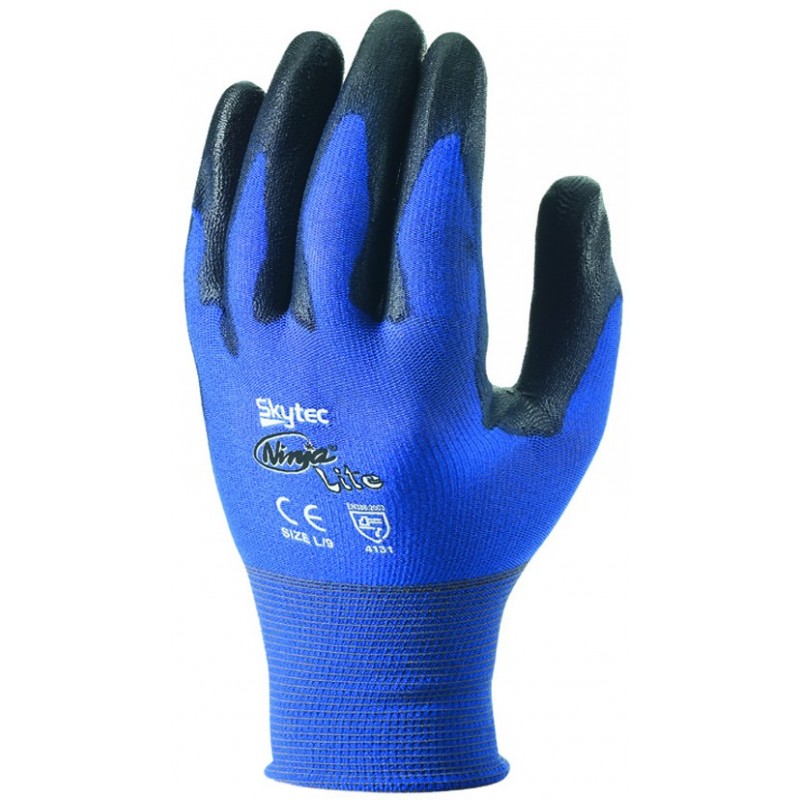 Skytec Ninja Lite Grip Glove - BLUE/BLACK