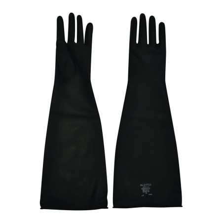 Polyco Chemprotect 17 inch Rubber Glove - BLACK