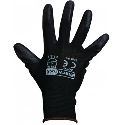 Lightweight PU Gripper Glove - BLACK