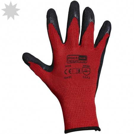 Blackrock Advance Pro HD Latex Palm Coated Grip Glove - RED/BLACK