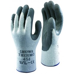 Showa 451 Palm Coated Latex Thermal Grip Glove - GREY
