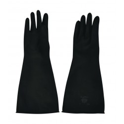 Polyco Chemprotect 17 inch Rubber Glove - BLACK