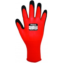 Polyco Polyflex Ultra PC Foam Nitrile Glove - RED/BLACK