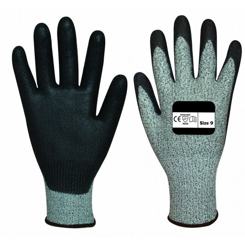 Polyco Matrix GH315 PU Cut Level 5 Glove - GREY