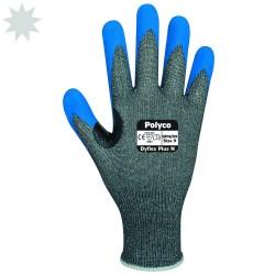Polyco Dyflex Plus N Cut Level 5 Nitrile Palm Coated Glove - GREY