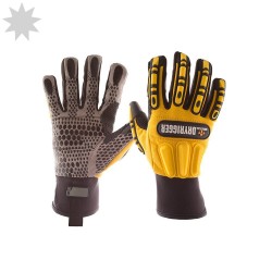 Impacto Dryrigger Oil and Water Resistant Glove - YELLOW/BLACK