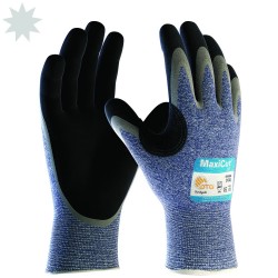 ATG Maxicut Oil Grip Cut 5 34-504 Glove - GREY/BLACK