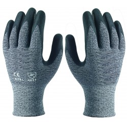 Skytec Ninja X4 Cut Level 4 Palm Coated Glove - GREY