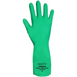 Polyco Matrix Nitri-Chem Nitrile Glove - GREEN